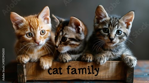 Wallpaper Mural cats and cat family sign Torontodigital.ca