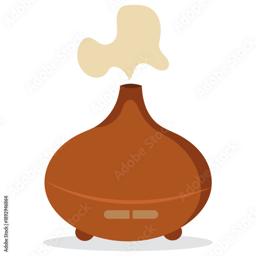 Essential Oil Diffuser vector drawing.