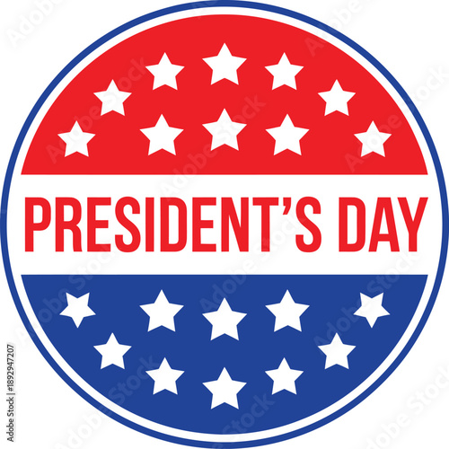 Patriotic Election Logo, USA, Vote, Eagle, Statue of Liberty, Freedom. Vector Illustration