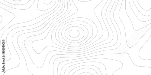 Abstract contour terrain illustration with geographic line mapping