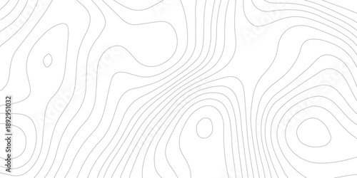 Minimal elevation map design with paper style background