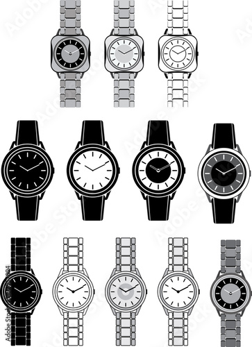 Lady Fashion Watch Symbols