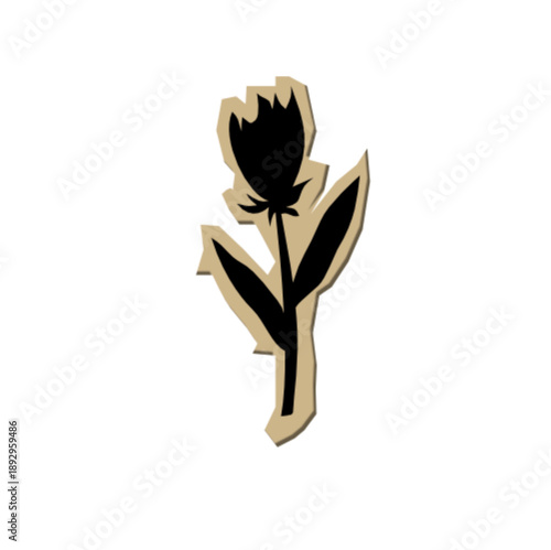 Flower Scrapbook Cutout 