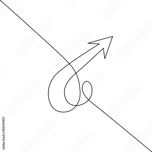 Symbolic arrows and lines Vector