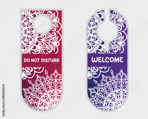 Creative Door Sign Design For Hotels And Guest Rooms Design Template