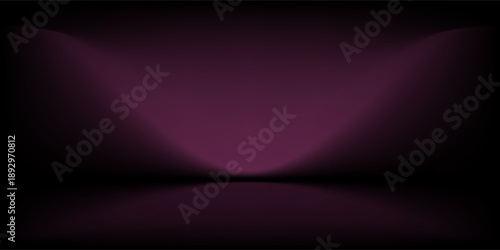 Abstract gradient podium background. Empty brown 3D studio background. Clean scene for product presentation mockup template. eps 10