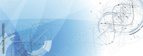 Futuristic genome, DNA strands, connected neural web, science wallpaper