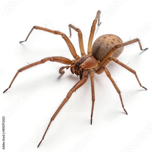 Loxosceles Brown Recluse Spider Illustration, Ultra-Realistic 16K Scientific and Educational Artwork