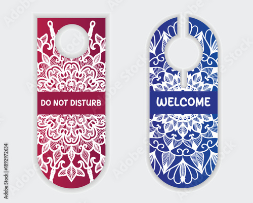 Premium Door Hanger Template For Hospitality And Resorts Design