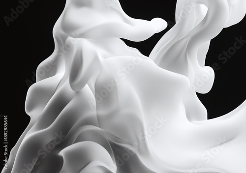 Smoke black white poster wallpaper blank abstract vape cloud dark liquid empty template