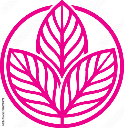 Tree and roots vector, tree with round shape