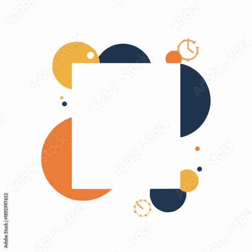 Abstract Geometric Shapes and Time