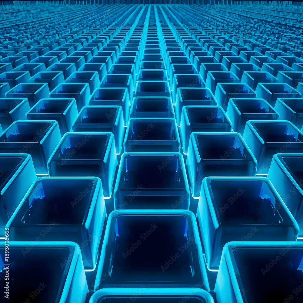 Obraz premium abstract blue background with squares