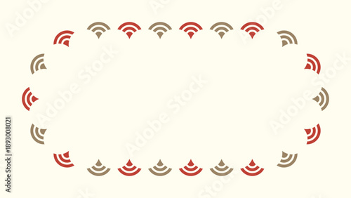 和風のフレームデザイン