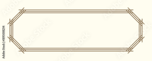 和風のフレームデザイン