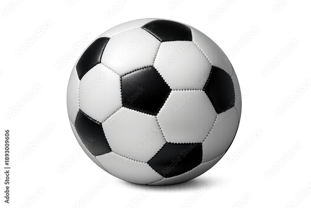 Fototapeta premium Soccer ball game sport equipment on transparent background