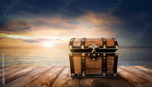 Image Of A Pirate S Treasure Chest