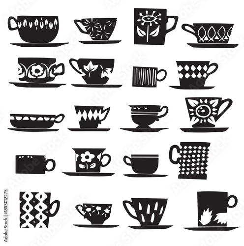 set of cups
