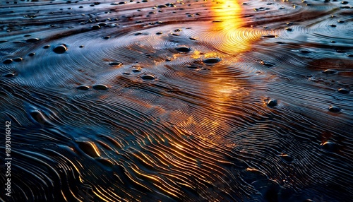 Crude Oil Surface Textured