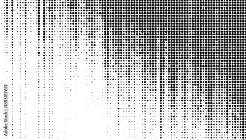 Black and white abstract transition pattern with  smooth halftone effect for sporty and modern background. Vector Format Illustration. 