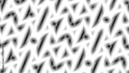 Black and white abstract and grunge pattern for sporty and modern background. Vector Format Illustration 