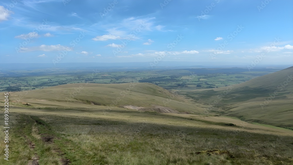 Fototapeta premium landscape with mountains