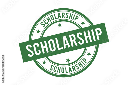 Green scholarship stamp logo 