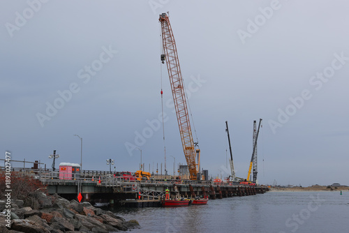 Slika na platnu Bridge Reconstruction, Route 1A in Hampton and Seabrook NH