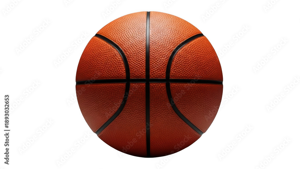 Fototapeta premium Basketball isolated on transparent background