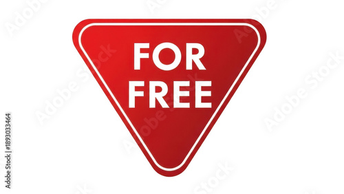 Free Download Red triangle warning sign for free isolated on transparent background - GFXLoad