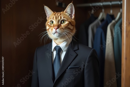 The Dapper Cat: How a Feline in a Suit is KonMari-ing Your Closet © Yuliia