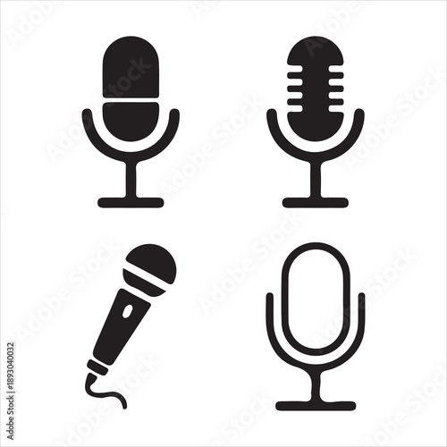 icrophone icon for singing performance