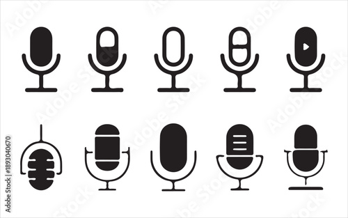 Microphone icon for audio recording