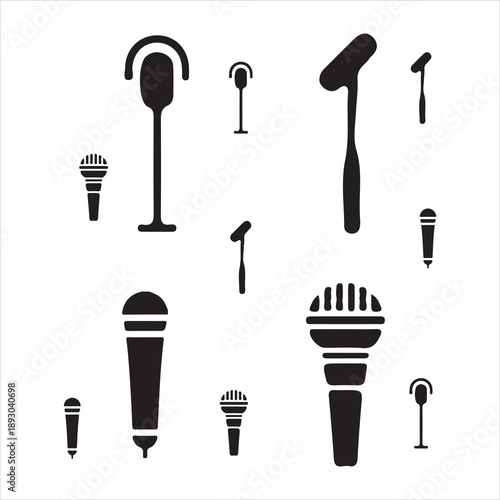 Microphone icon for audio recording