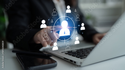 Fotografía Customer targeting helps identify audience