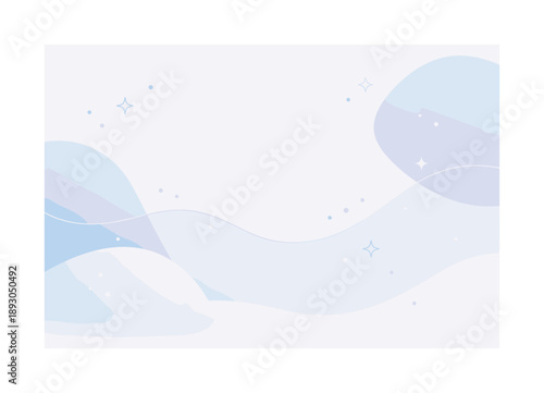 Cozy Winter Backdrop. Abstract winter gradient backdrop. Minimal editorial background featuring soft blended colors and rounded abstract shapes, quiet and cozy