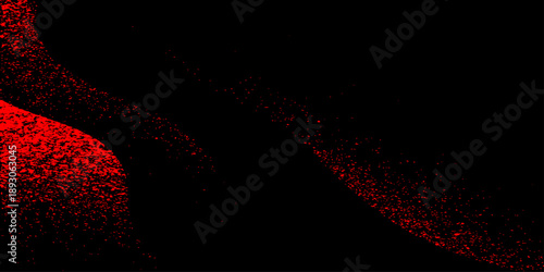 A vibrant abstract red background with alpha channel featuring a motion design of glowing energy waves, fire flames, and bright light patterns on a dark textured space wallpaper