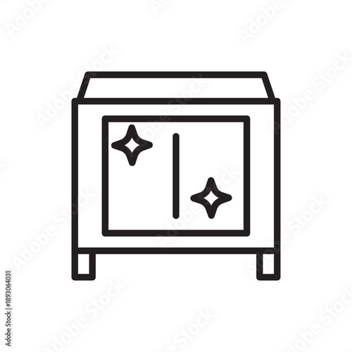 Cleanroom pass through icon. Sterile material transfer and airlock chambers, representing interlocking hatches, contamination control, pharmaceutical anterooms, and cleanroom environmental integrity.