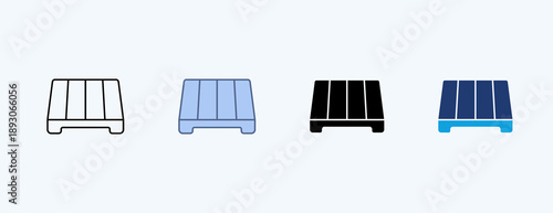 Palette Multiple Icon Illustration Vector