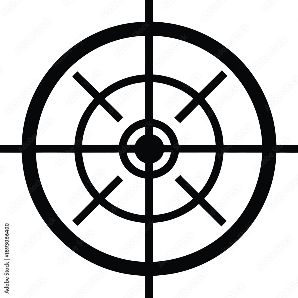 Obraz premium target with bullet holes