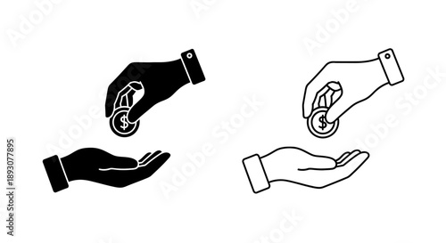Business handshake partnership agreement Vector