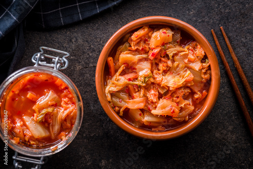 Fotografie Fermented cabbage