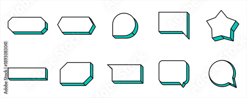 Green Retro Style Text Box