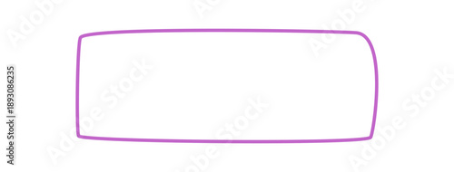 Hand drawn organic quote frame and rectangle box style with modern border. Banner template and card background offer unique textbox for message. Functional format for creative label or card use.