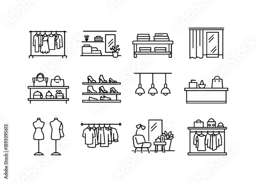 Fashion Boutique Icons.