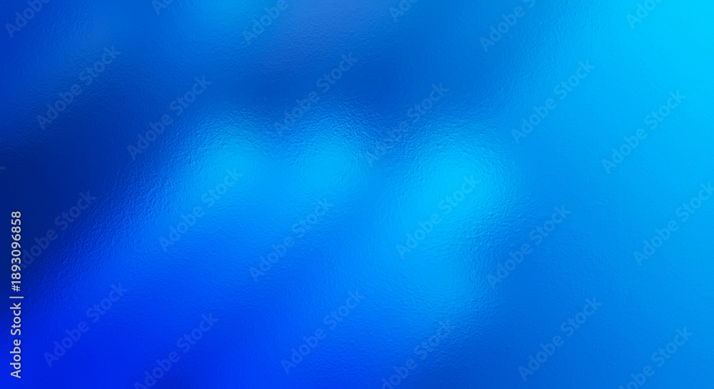 Fototapeta premium Vibrant blue frosted glass background with gradient light effects and abstract texture