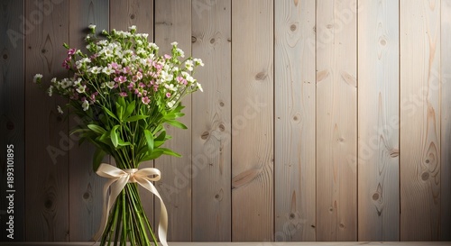 Beautiful flowers bouquet for mother's day celebration with love