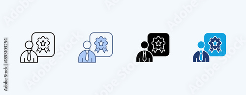 Professional Multiple Icon Illustration Vector