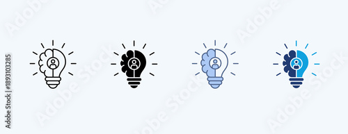 Skill Multiple Icon Illustration Vector