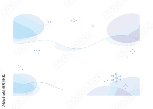 Cozy Winter Backdrop. Abstract winter gradient backdrop. Minimal editorial background featuring soft blended colors and rounded abstract shapes, quiet and cozy